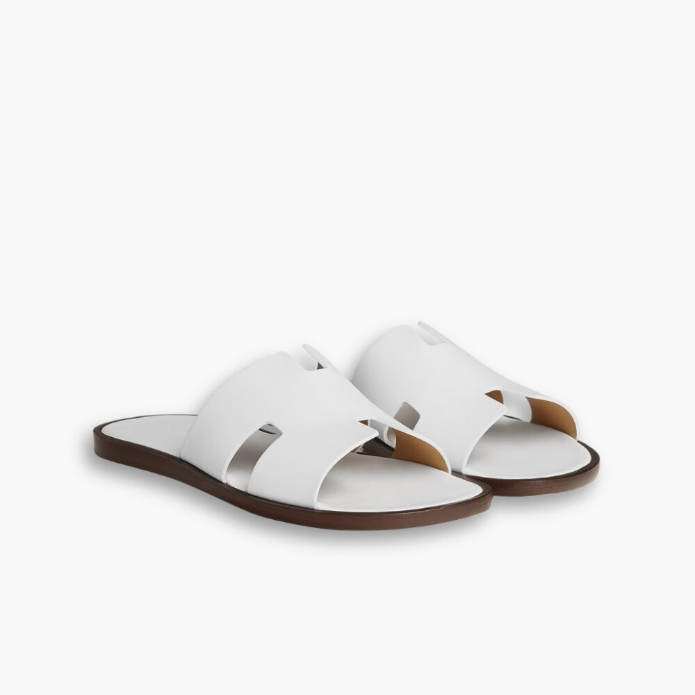 Hermes Izmir Sandal White H041141ZH02400
