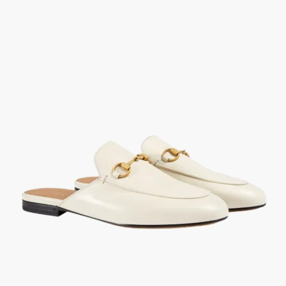 Gucci Women’s Princetown Slipper White GG 423513 C9D00 9022