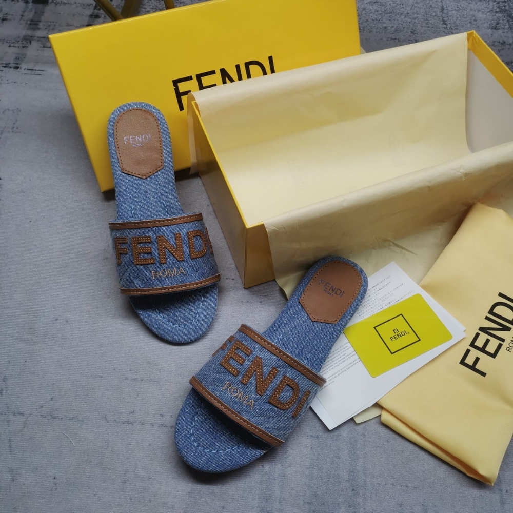 Fendi Signature Denim Light Blue 8R8092AOLIF1KOO - Image 5