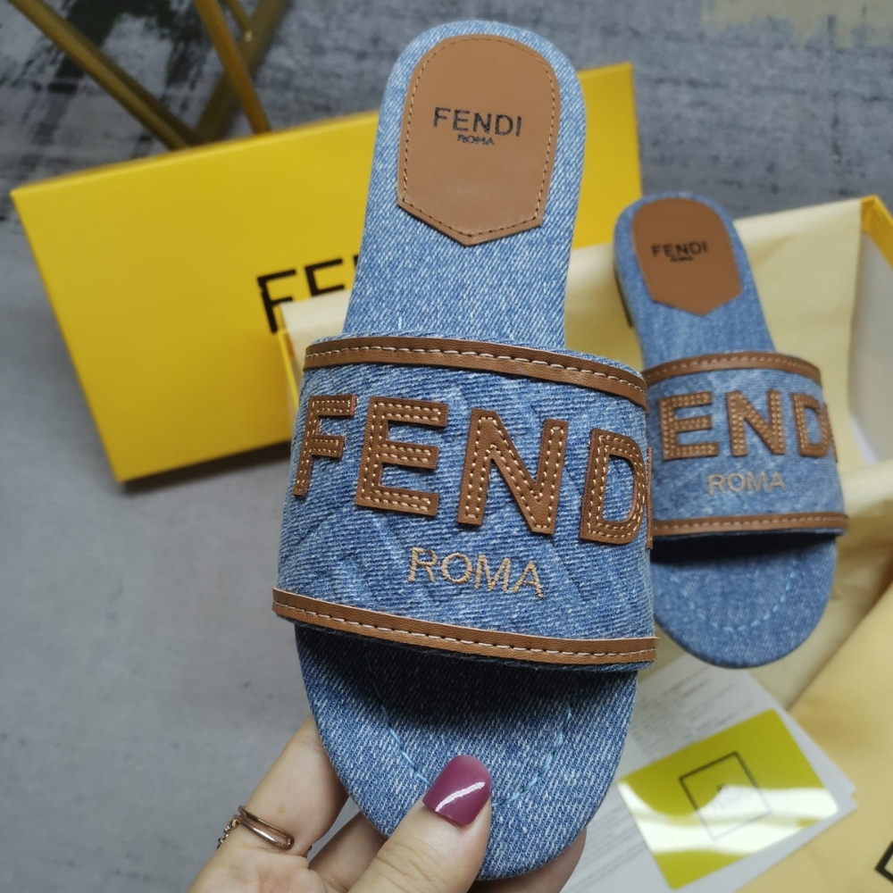 Fendi Signature Denim Light Blue 8R8092AOLIF1KOO - Image 6
