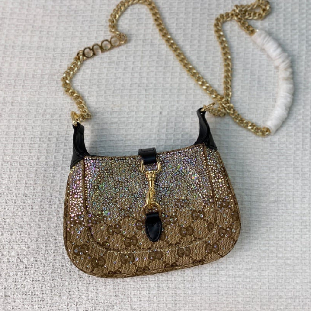 Gucci Jackie Notte Mini Bag Beige And Dark Brown 19Cm 782889 FAD1Z 2541 - Image 2