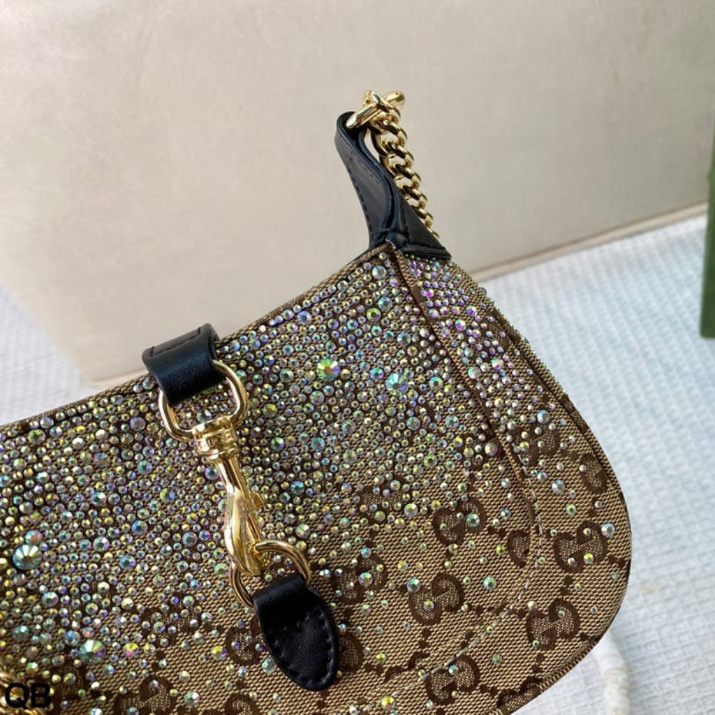 Gucci Jackie Notte Mini Bag Beige And Dark Brown 19Cm 782889 FAD1Z 2541 - Image 7