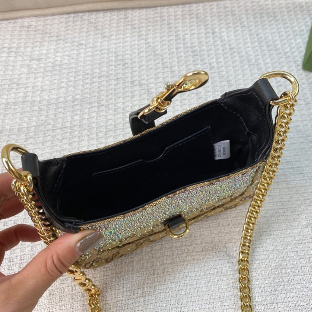 Gucci Jackie Notte Mini Bag Beige And Dark Brown 19Cm 782889 FAD1Z 2541 - Image 4