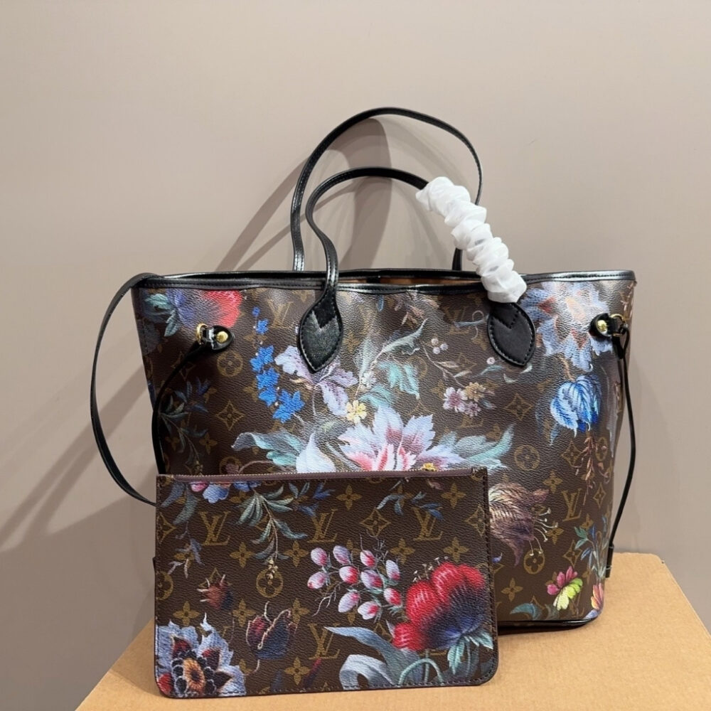 Alternative view of Louis Vuitton Neverfull MM Tote Bag Monogram Canvas Ebene 31cm M28918