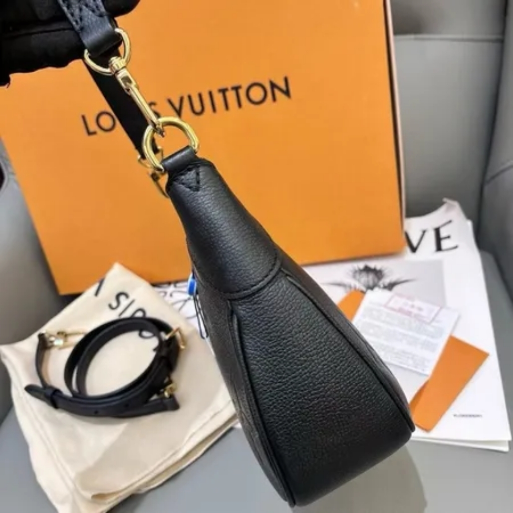 Louis Vuitton Bagatelle Bag Monogram Empreinte Black 24cm M46002 - Image 3