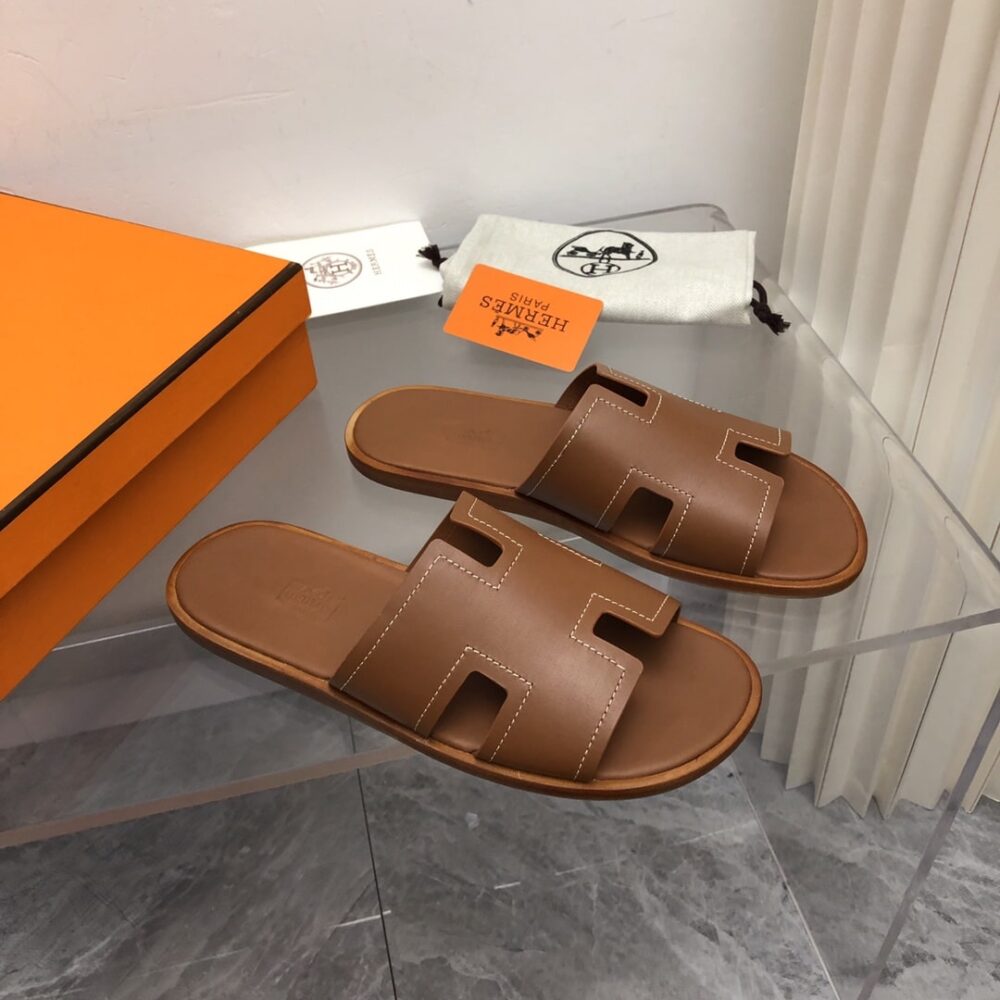 Alternative view of Hermes Izmir Sandal Brown H221826ZHA3415