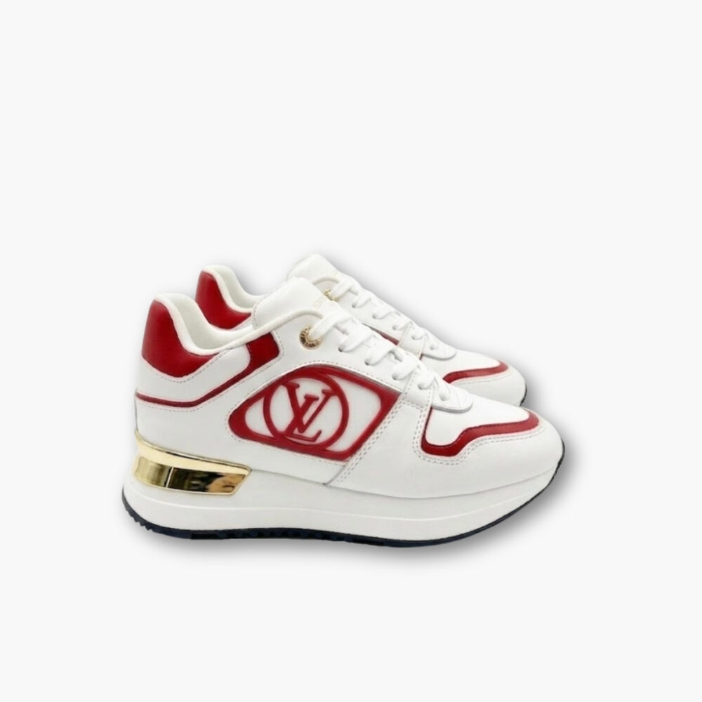 Louis Vuitton Neo Run Away Sneaker White And Red