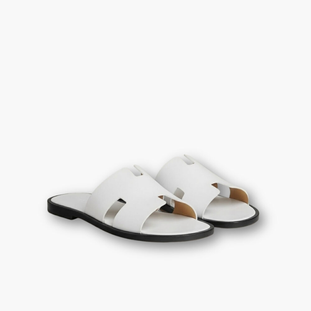 Hermes Izmir Sandal White H041141Zh02400