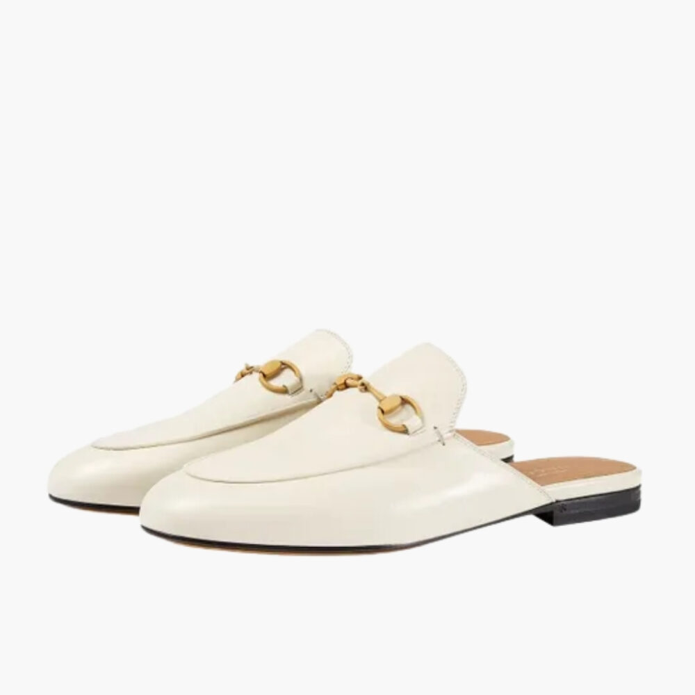 Gucci Women’s Princetown Slipper White GG 423513 C9D00 9022