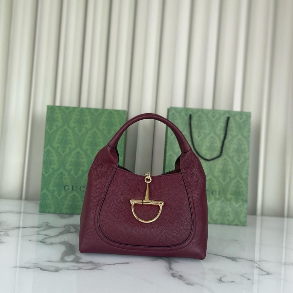 Alternative view of Gucci Softbit Medium Top Handle Bag Rosso Ancora 27Cm 837467 AAEAO 6207