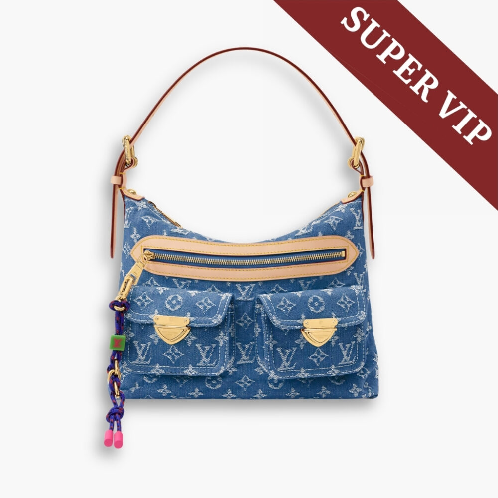 Super Vip 1:1 - Louis Vuitton Baggy Blue Denim 30Cm M27329