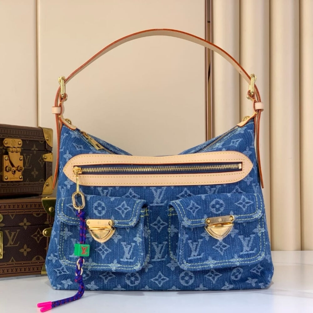 Alternative view of Super Vip 1:1 - Louis Vuitton Baggy Blue Denim 30Cm M27329