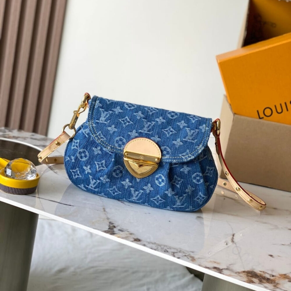 Alternative view of Super Vip 1:1 - Louis Vuitton Sunset Monogram Blue Denim 27Cm M46829