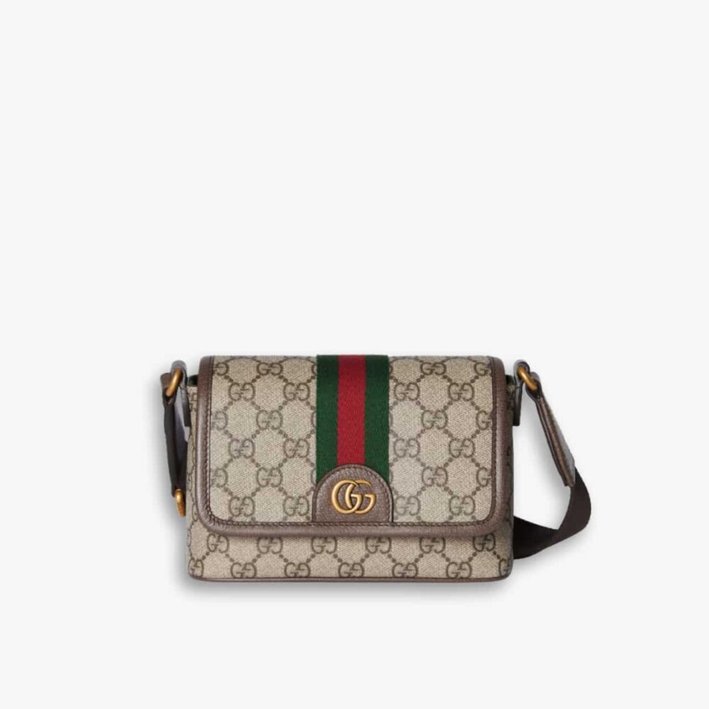 Gucci Ophidia Mini Bag Beige And Dark Brown ‎18Cm ‎838599 FAEOF 9745