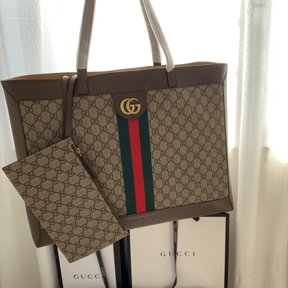Alternative view of Gucci Ophidia Soft GG Green Red Web Brown 44Cm 547947 9IK3T 8745