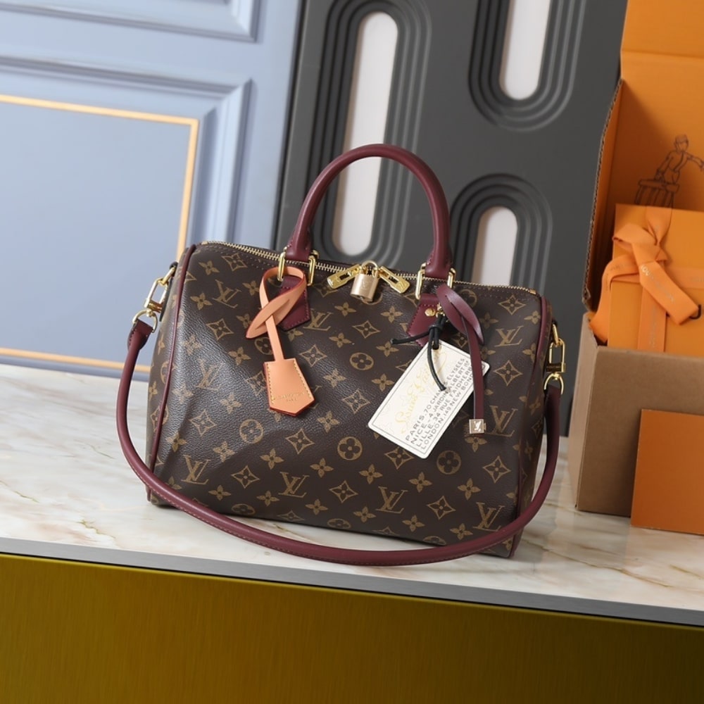 Alternative view of Louis Vuitton Speedy Soft 30 Celebration Monogram Brown 30Cm M28379