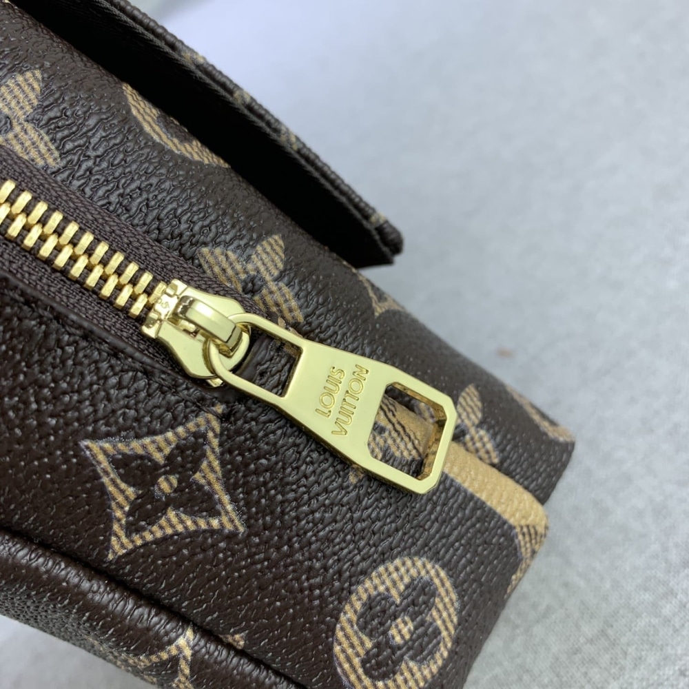 Louis Vuitton x Nigo Double Phone Pouch Monogram Brown 18cm M81005 - Image 6