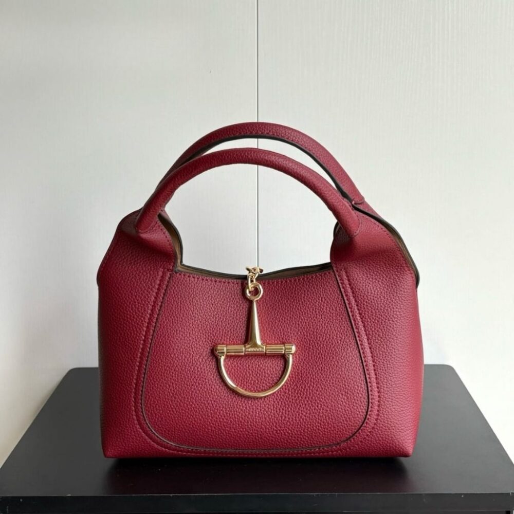 Alternative view of Gucci Softbit Medium Top Handle Bag Rosso Ancora 27Cm 837467 AAEAO 6207