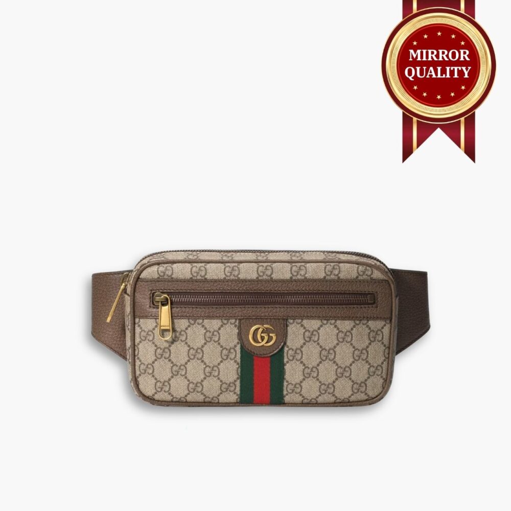 Mirror Quality - Gucci Ophidia Small Belt Bag Beige 24cm 574796 97SIT 8747
