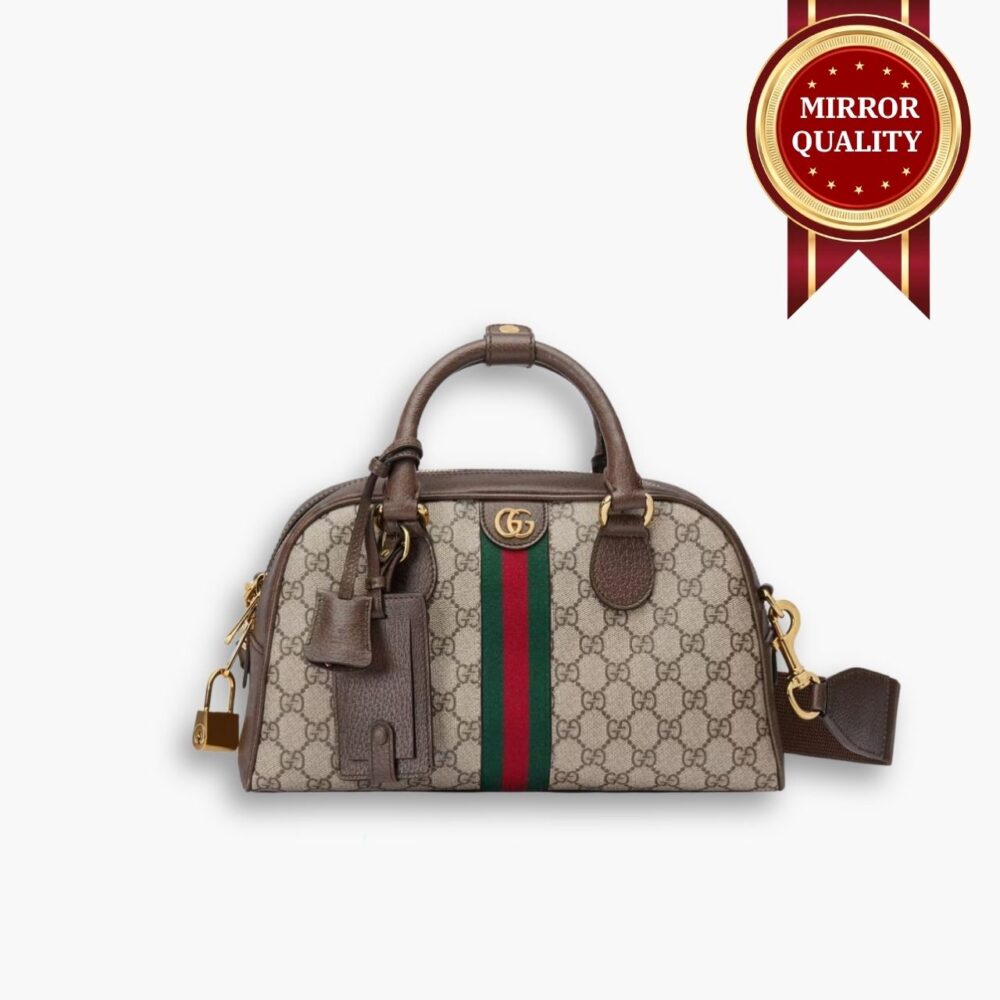 Mirror Quality - Gucci Ophidia Small Belt Bag Beige 24cm 574796 97SIT 8747