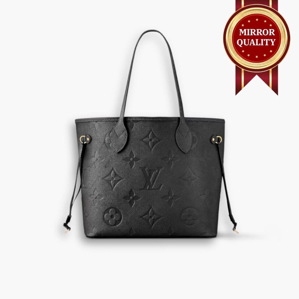 Mirror Quality - Louis Vuitton Neverfull MM Monogram Empreinte Black 31Cm M45685