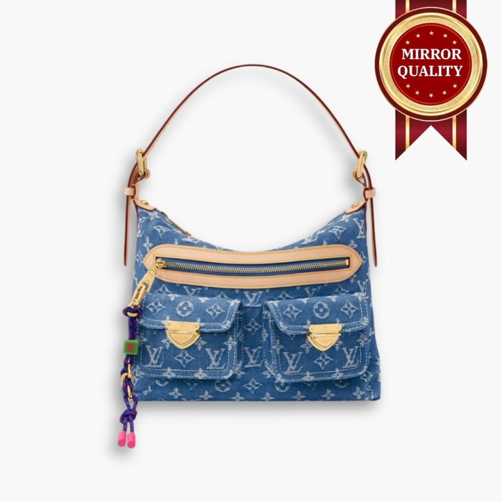 Mirror Quality - Louis Vuitton Baggy Blue Denim 30Cm M27329