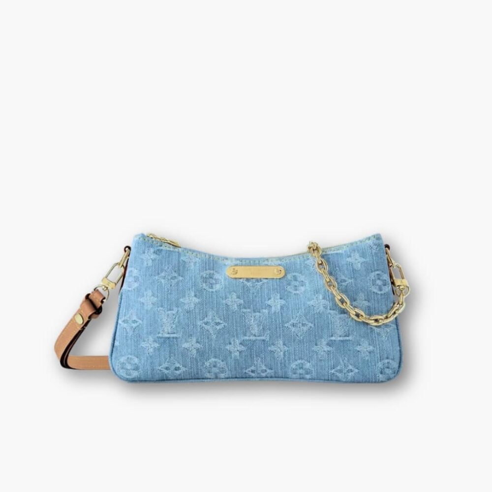 Louis Vuitton Liv Pochette Denim Blue 25Cm M83532