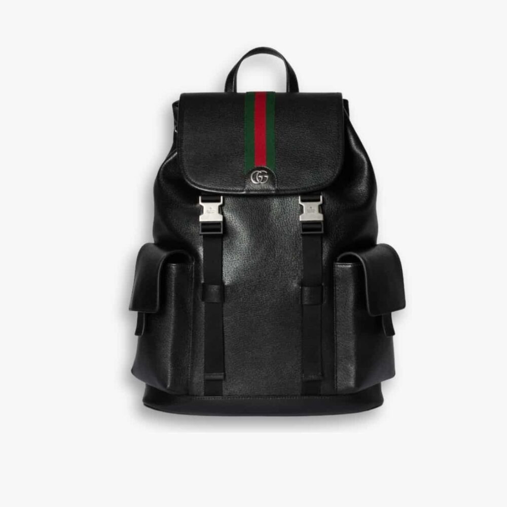 Gucci Ophidia Large Backpack Black 46Cm 839110 AAE6I 1071