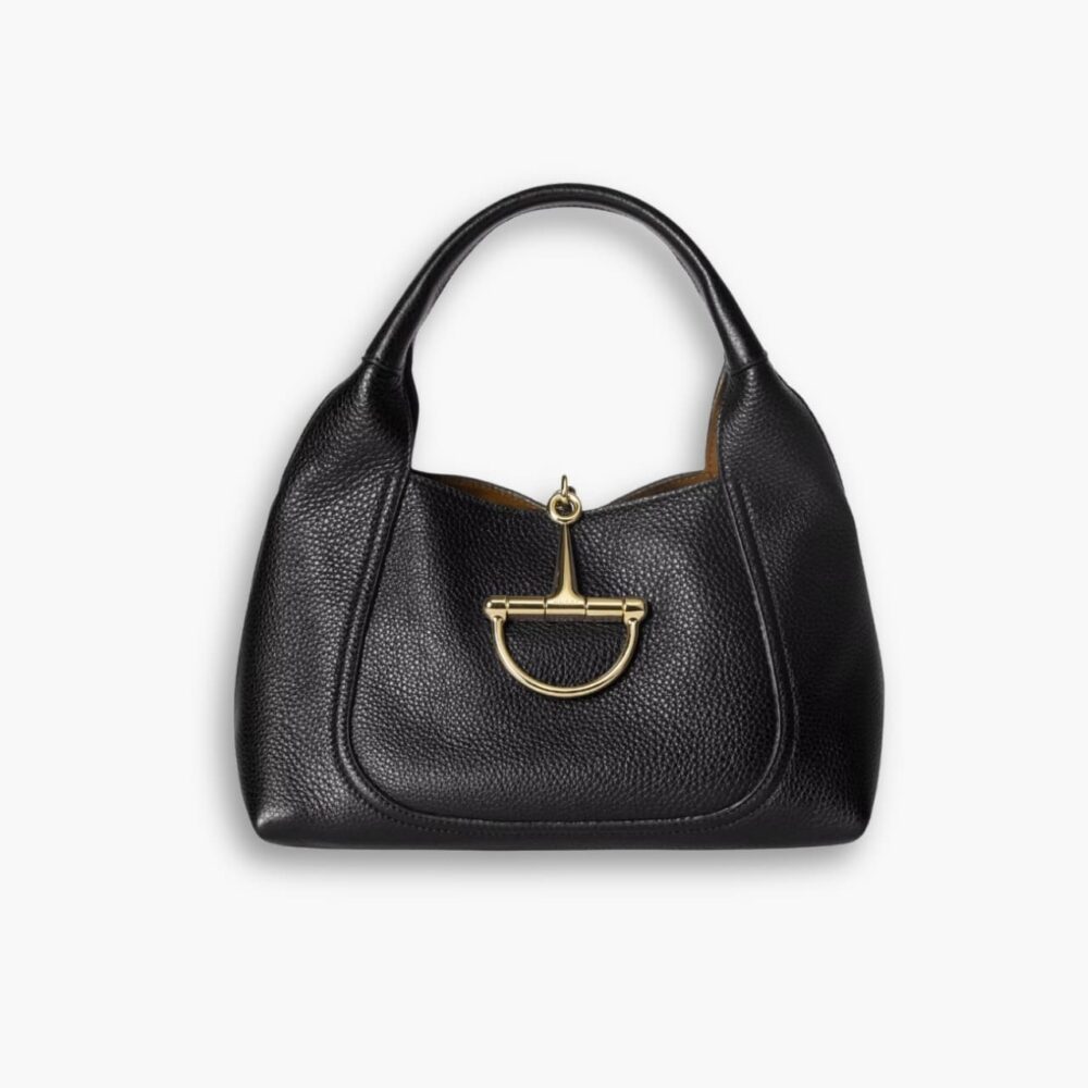 Gucci Softbit Medium Top Handle Bag Black 27Cm 837467 AAEAO 1000