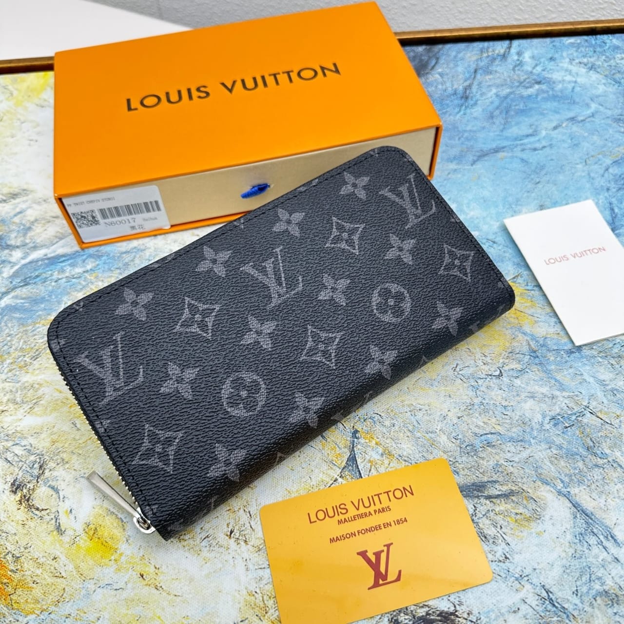 Louis Vuitton LV Zippy Organizer Monogram Black 19Cm M82081 - Image 3