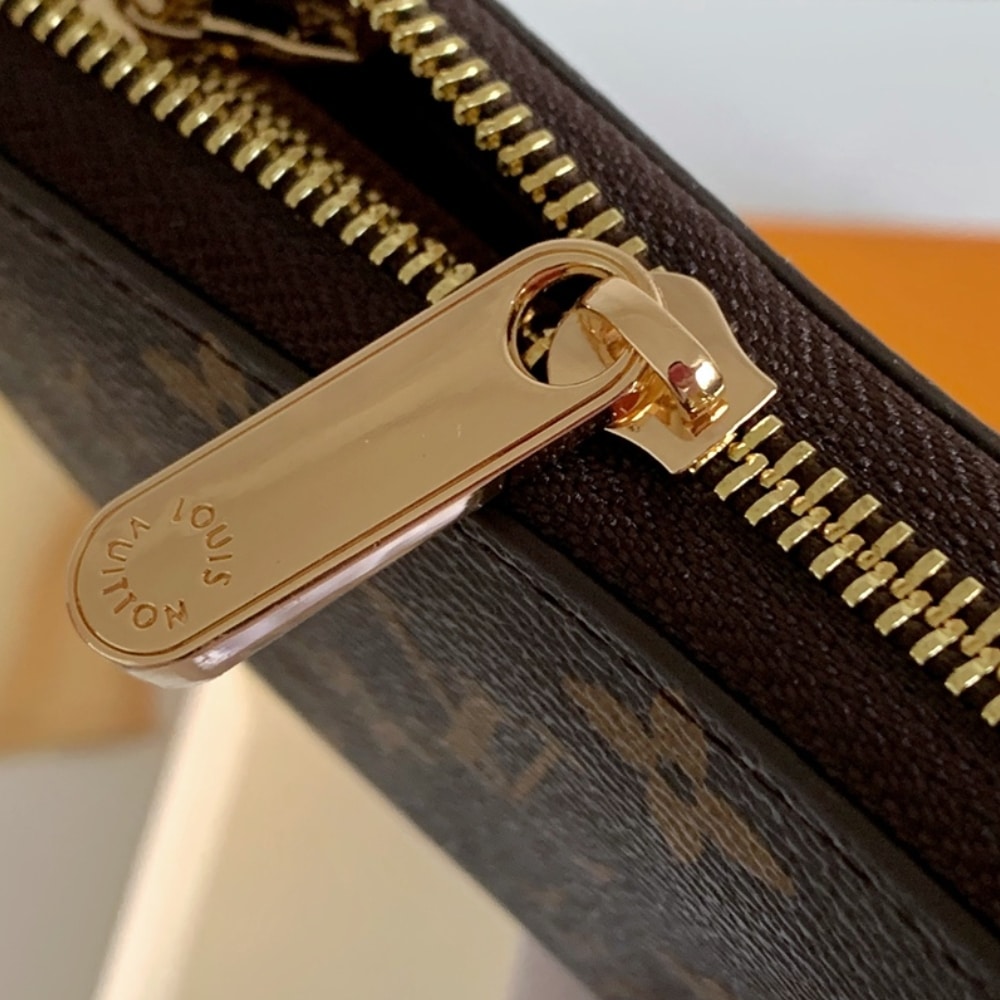 Louis Vuitton Monogram Zippy Long Wallet Brown 19cm M42616 - Image 2