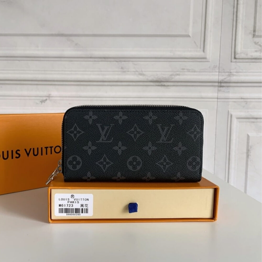 Alternative view of Louis Vuitton Long Double Zipper Wallet Monogram Black 19Cm
