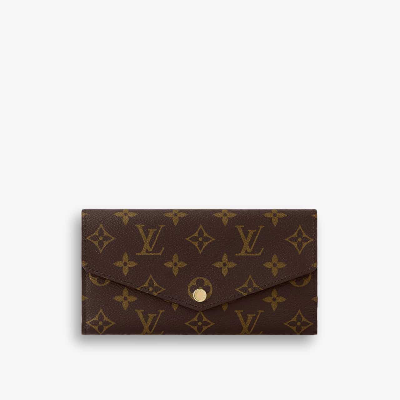 Louis Vuitton Sarah Wallet Monogram Brown 19cm M60531