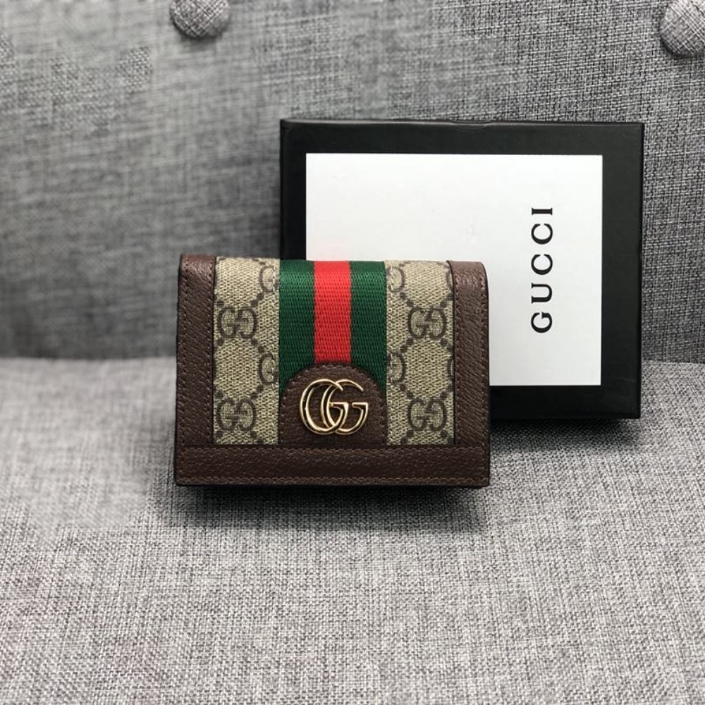 Alternative view of Gucci Ophidia Card Case Wallet Brown 11cm 523155 96IWG 8745
