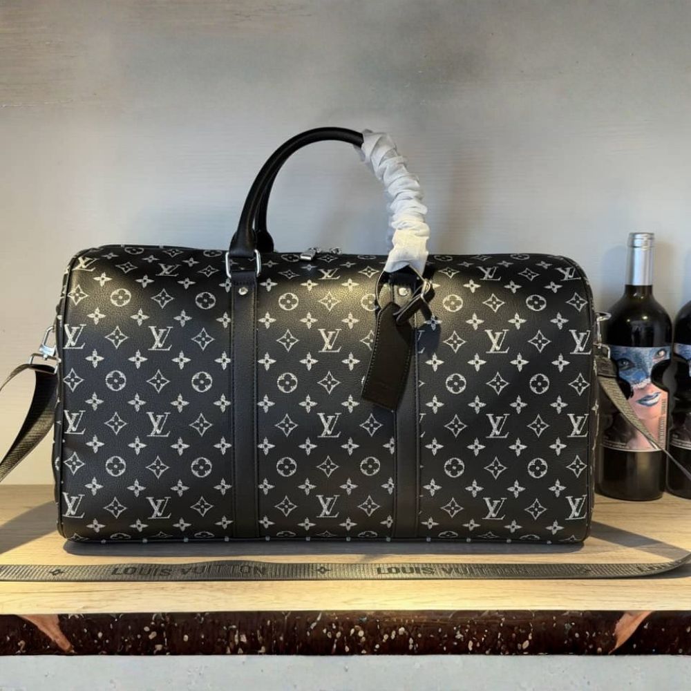 Alternative view of Louis Vuitton Keepall Bandoulière 50 Monogram Canvas Black 50cm