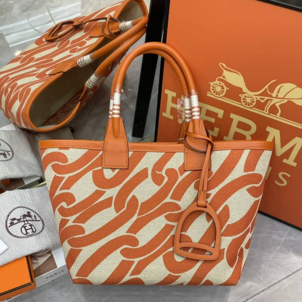 Alternative view of Mirror Quality – Hermes Steeple 28 Bag Orange 25cm H084532CKAB