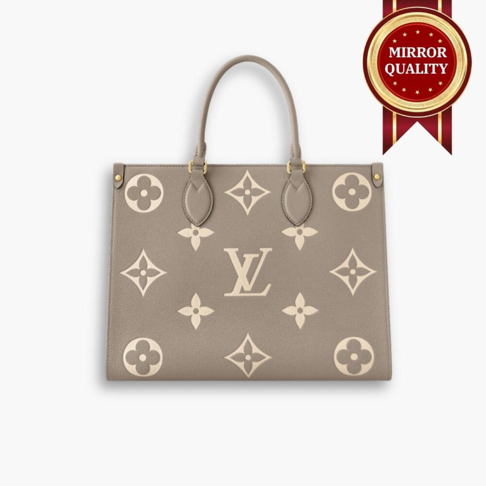 Mirror Quality - Louis Vuitton Onthego MM Tourterelle Grey 35Cm M45494