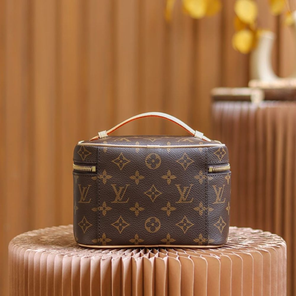 Louis Vuitton Nice Mini Monogram Canvas Brown 20Cm M44495 - Image 5