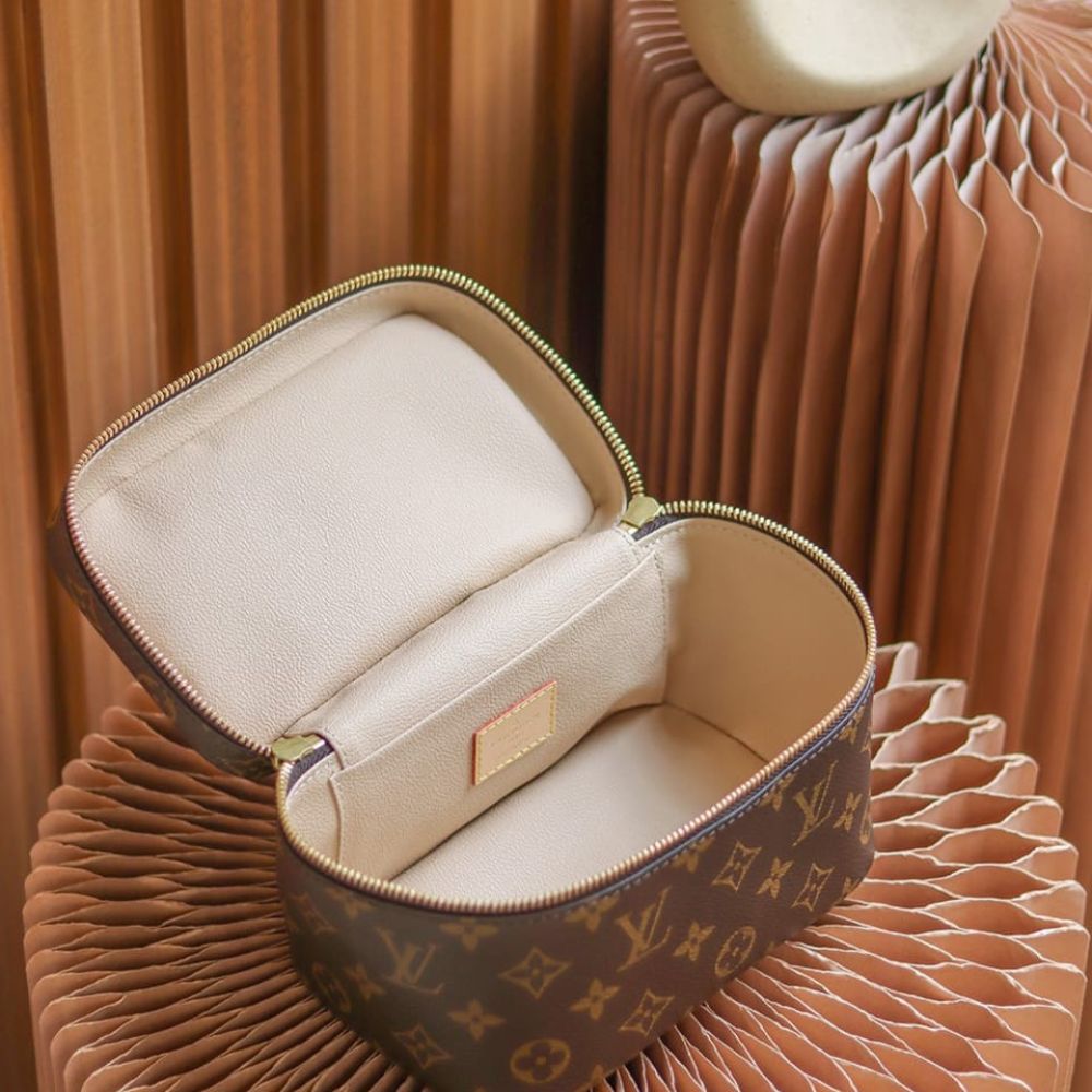 Louis Vuitton Nice Mini Monogram Canvas Brown 20Cm M44495 - Image 6