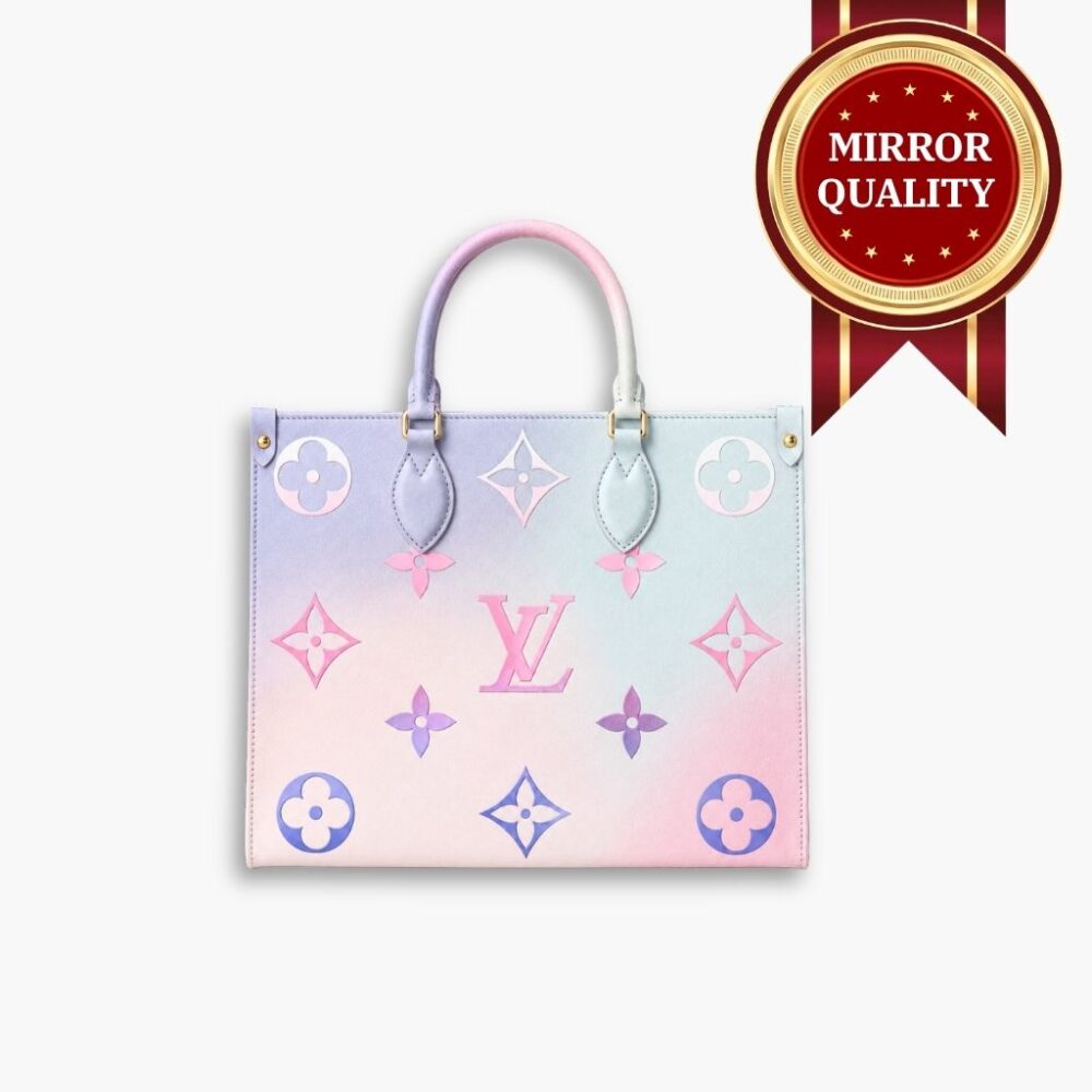 Mirror Quality – Louis Vuitton OnTheGo MM Monogram Giant Sunrise Pastel 35Cm