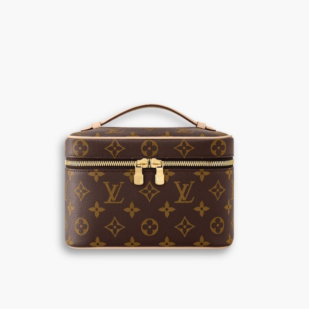 Louis Vuitton Nice Mini Monogram Canvas Brown 20Cm M44495